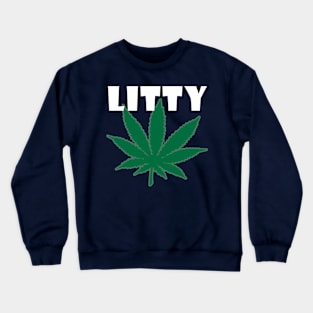 Litty Leaf Crewneck Sweatshirt